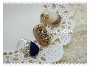 クラシカル de 大人可愛いパーティーネイル